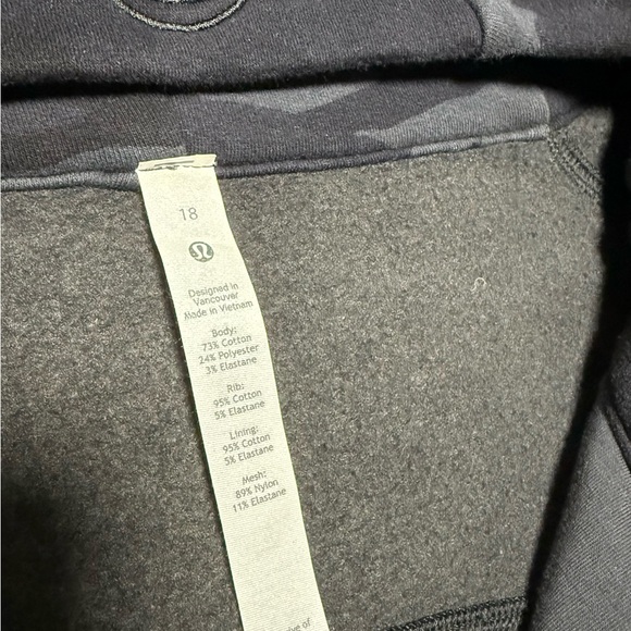 Lululemon Athletica Dark Camo Hoodie - Picture 6 of 6
